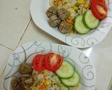 Foto langkah ke 5 dari resep Nasi Goreng Sayur Simple Cepat No Penyedap No Pengawet.