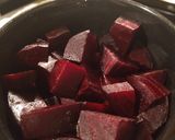 A picture of step 3 of Roasted Beet and Goat Cheese Salad.