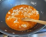 A picture of step 4 of Easy Pancit Palabok (Filipino Rice Noodles).