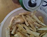 Foto del paso 2 de la receta Berenjenas fritas a lo gallo 🍆🐓