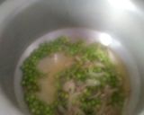 A picture of step 1 of Mattar pulao.