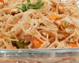 A picture of step 2 of Vermicelli Upma.Southindian breakfast.