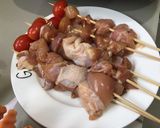 รูปขั้นตอนการทำที่ 2 ของ ไก่ย่างคลุกพริกหม่าล่า