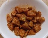 A picture of step 3 of Aloo tuk.