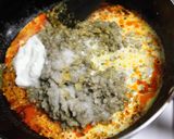 A picture of step 5 of Teliya Mah (Himachali delicacy).