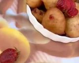 A picture of step 7 of Strawberry puff puff.