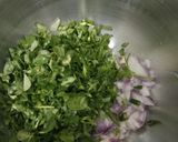 A picture of step 1 of Methi paratha.