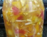 Hình bước làm 1 của món Trà trái cây