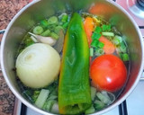 Foto del paso 5 de la receta: Garbanzos con acelgas en crema de verduras