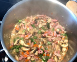 Foto del paso 4 de la receta: Risotto de champiñones más tres colores