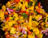 A picture of step 4 of Mango Salsa#Saladcontest.