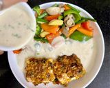 A picture of step 6 of Walnut Crusted Paneer.
