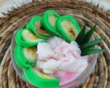 Foto langkah ke 8 dari resep Es Pisang Ijo Simpel Khas Makassar.