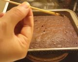 A picture of step 6 of Fudge brownies.