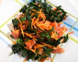 Foto del paso 2 de la receta: Ensalada de espinaca, tomate y zanahoria