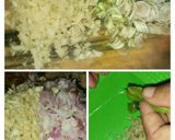 Foto langkah ke 5 dari resep Tongkol Mercon with Pete plus Daun kemangi bumbu Ebi.