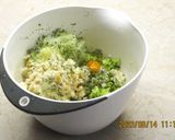 Sajtos cukkini fasírt recept fázis 1 fotója