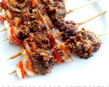 A picture of step 8 of Tsire Skewers.
