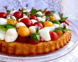 A picture of step 4 of Caprese Savory Tart.