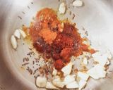 A picture of step 3 of Amaranths curry.