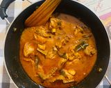 A picture of step 4 of Curry Patta Chicken (Chicken with curry leaves).