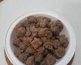 A picture of step 1 of Sauteé potato and beef.