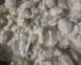 Foto del paso 6 de la receta: Pollo en crema de champiñones y arroz con espinaca