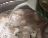 รูปขั้นตอนการทำที่ 6 ของ ขนมบวดถั่วแดงมะพร้าวอ่อน