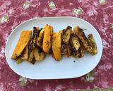 Une image de l'étape 8 de Courgettes jaunes marinées grillées aux graines de nigelle (recette plancha).