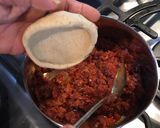 A picture of step 4 of Gorditas with Pressed Pork Cracklings.