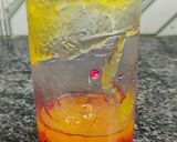 A picture of step 10 of Layered mango lassi.