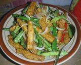 Foto langkah ke 4 dari resep Tumisan (kacang panjang, tempe, touge).