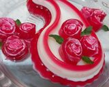 عکس مرحله 5 از دستور ژله بته جقه با ژله رولی جذاب😍