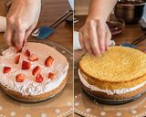 Foto del paso 4 de la receta: Pastel de fresa facil