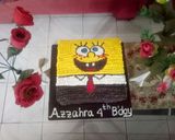 Foto langkah ke 10 dari resep Brownis coklat ulang tahun.