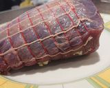 A picture of step 3 of Garlic Roasted Beef.
