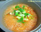Hình bước làm 4 của món Canh Mực 오징어무 국