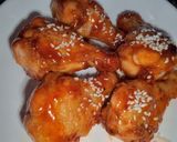 Hình bước làm 5 của món Cánh gà chiên sốt chua ngọt