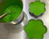 Foto langkah ke 2 dari resep Bingka pandan bakar.