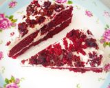 Foto langkah ke 8 dari resep Eggless Red Velvet Cake.