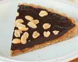 Pas rețetă Tarta cu unt de arahide si ciocolata (de post/vegan) 3 fotografie