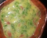A picture of step 3 of Veggies omelette.