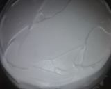A picture of step 4 of White forest cake.