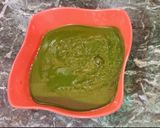 A picture of step 1 of Restraunt style PALAK PANEER.