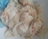 Hình bước làm 5 của món Hoành thánh tôm thịt