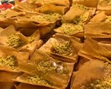 A picture of step 7 of Indian Baklava.