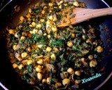 Φωτογραφία βήματος 2 της συνταγής 💖 Espinacas con garbanzos (για διαβητικούς)