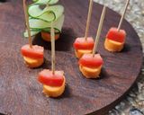 Foto del paso 3 de la receta: 🥒🎄Arbolitos de pepino 🎄🥒