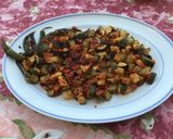 Une image de l'étape 9 de Merguez et légumes à l'orientale au citron confit et piments verts.