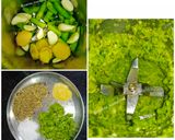A picture of step 2 of Masala Dalwada with Chutney.